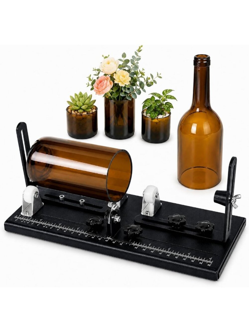 Upgraded Glass Bottle Cutter Kit for DIY Crafts - Perfect for Home Projects